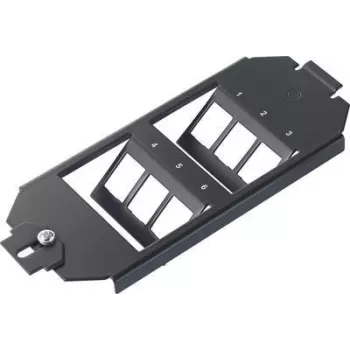 Renkforce RJ45 inštalačný modul 6-portový neosadený keystone rám RF-4532678
