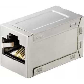 Renkforce RJ45 sieťová adaptérová spojka, CAT 6a, tienená, biela (RF-4562732)