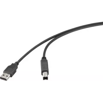Renkforce USB 2.0 kábel USB-A konektor na USB-B konektor 2 m čierny RF-6830428