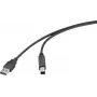 Renkforce USB 2.0 kábel USB-A konektor na USB-B konektor 2 m čierny RF-6830428