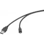 Renkforce USB 2.0 kábel USB-A konektor samec na USB Micro-B konektor samec 3 m čierny RF-6830434