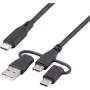 Renkforce USB 2.0 nabíjací kábel USB-C 1,5 m čierny RF-6615908