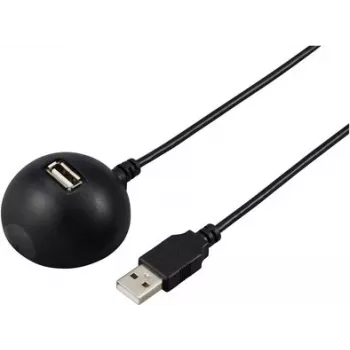 Renkforce USB 2.0 predlžovací kábel USB-A konektor na USB-A zásuvku 1,5 m čierny dokovacia stanica RF-5720418