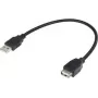 Renkforce USB 2.0 predlžovací kábel s husím krkom 0,16 m čierny 1333151