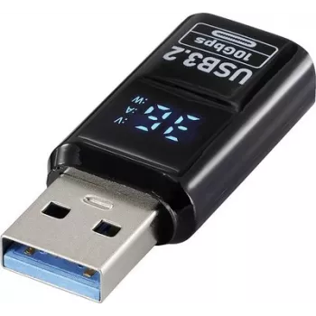 Renkforce USB 3.2 Gen 2 adaptér, USB-A konektor samec na USB-A konektor samica, 10 Gbps, čierna RF-6826676