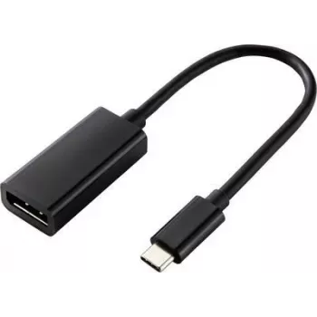 Renkforce USB-C na DisplayPort adaptérový kábel 14 cm 4K@60Hz čierny RF-4613070