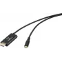 Renkforce USB-C na USB-A kábel 1m čierny RF-7116128