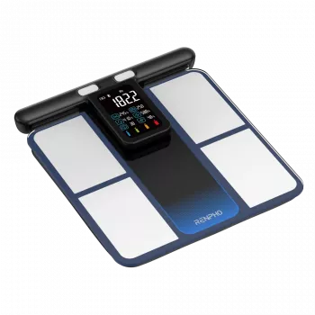 RENPHO MorphoScan MSC01 váhy, čierna/strieborná, USB-C, Bluetooth