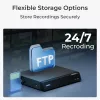 Reolink P850 inteligentná 4K 8MP PoE PTZ bezpečnostná kamera s 16X optickým zoomom, 5,3-86mm, vonkajšia, Micro SD do 256GB, biela