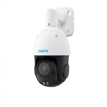 Reolink P850 inteligentná 4K 8MP PoE PTZ bezpečnostná kamera s 16X optickým zoomom, 5,3-86mm, vonkajšia, Micro SD do 256GB, biela