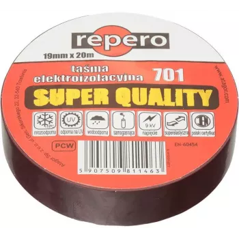 REPERO 701 PVC izolačná páska hnedá 19 mm x 20 m