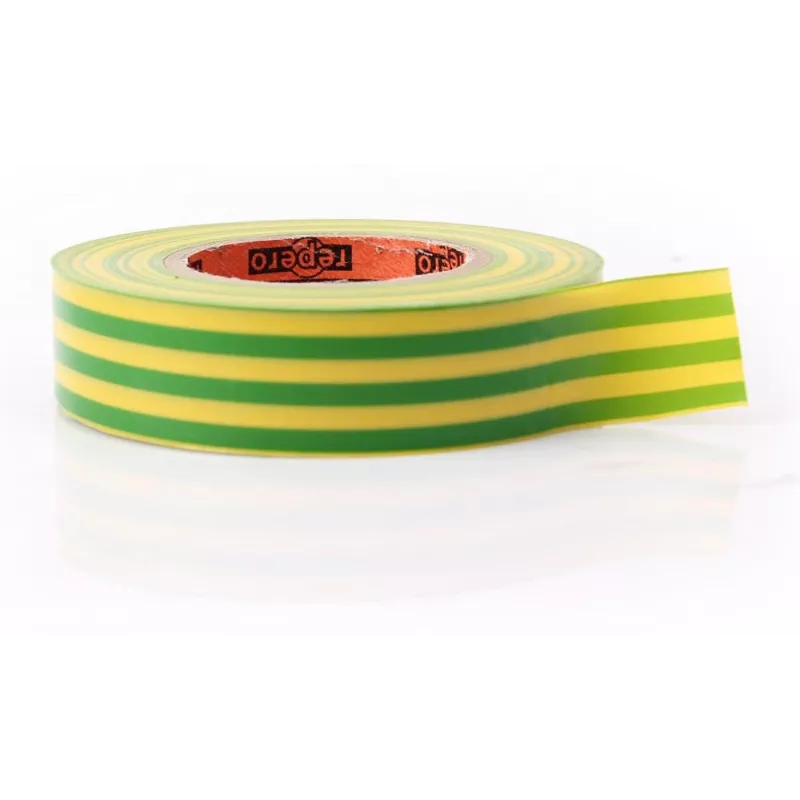 REPERO 701 žlto-zelená PVC izolačná páska 19mm x 20m