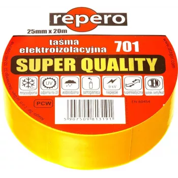 REPERO 701 žltá izolačná páska 19mm x 20m