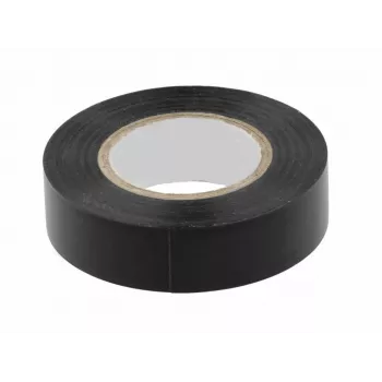 REPERO 711E čierna PVC izolačná páska 15 mm x 10 m