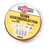 REPERO 711E hnedá PVC izolačná páska 19 mm x 20 m
