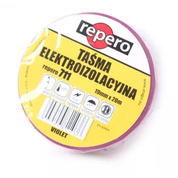 REPERO 711E Fialová PVC izolačná páska 19 mm x 20 m