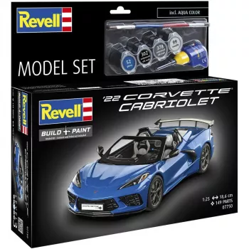 Revell Model Set Corvette C8 Cabriolet mierka 1:25