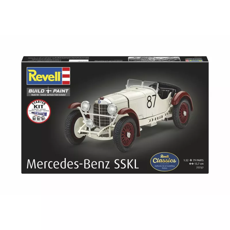 Revell Starter Kit Mercedes-Benz SSKL mierka 1:32