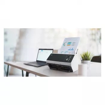 Ricoh fi-8150 duplexný skener dokumentov s 100-listovým ADF, 50 ppm/100 ipm, USB 3.2 & Gigabit Ethernet, 600 dpi, Clear Image Capture