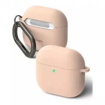 Ringke AirPods 4 puzdro silikónové Pink Sand