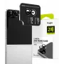 Ringke rámček kamery balenie 2 ks pre Samsung Galaxy Z Flip 8 - čierny hliníkový kryt objektívu s 9H tvrdeným sklom