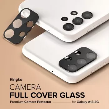 Ringke Galaxy A13 4G ochrana kamery Full Cover sklo (balenie 3 ks) čierna