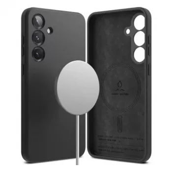 Ringke puzdro pre Galaxy S25 Plus silikónové magnetické čierne