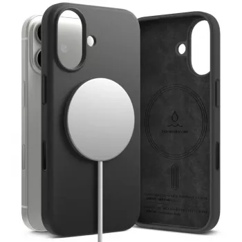 Ringke puzdro pre iPhone 17 silikónové magnetické čierne