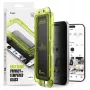 Ringke iPhone 17 ochranná fólia displeja Premium Easy Slide Privacy Tempered Glass 9H s inštalačnou pomôckou (balenie 2 ks) transparentná