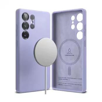 Ringke silikónové magnetické MagSafe puzdro pre Samsung Galaxy S25 Ultra levanduľová