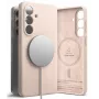Ringke Silicone Magnetic MagSafe puzdro pre Samsung Galaxy S26+ Plus - Pink Sand