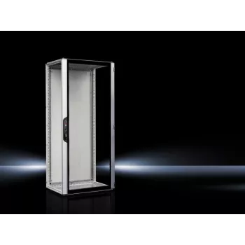 Rittal 5327.190 voľne stojaca 42U serverová rack skriňa IP55, 800x1000x2000 mm, čierna/sivá, bezpečnostné sklenené dvere