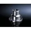 Rittal CP-S nástenný diel 6663.400, 9 mm káblový vstup, nerezová oceľ