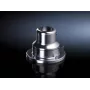 Rittal CP-S nástenný diel 6663.400, 9 mm káblový vstup, nerezová oceľ