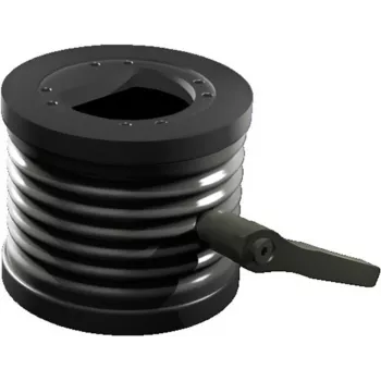 Rittal CP adaptér náklonu ±45° pre pripojenie nosného ramena Ø 130 mm, hliníkový odliatok, grafitová sivý RAL 7024 6206.420