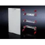 Rittal ISV modul nosných líšt zariadenia SV 9666.220 500x450mm oceľový plech sivý RAL 7035