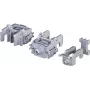 Rittal RiLine60 svorka pripojenia zbernice SV 9677.460, 690 V AC, 160 A, 1,5-70 mm², skrutkové pripojenie, sivá, 3 kusy