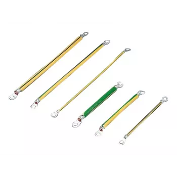 Rittal SZ uzemňovací pás, 6 mm², 200 mm, M6 káblové oká, balenie 10 ks 2569.000