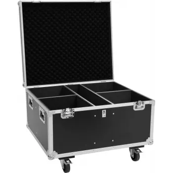 Roadinger Flightcase pre 4x THA-100F MK3 s kolieskami čierna 885x780x620 mm 100 kg