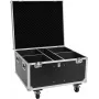 Roadinger Flightcase pre 4x THA-100F MK3 s kolieskami čierna 885x780x620 mm 100 kg