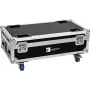 ROADINGER Flightcase pre 6 AKKU IP UP-4 Plus HCL Spot WDMX s nabíjacou funkciou 31005215