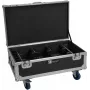 ROADINGER flightcase pre 6x Futurelight AKKU UP-4 QCL Spot QuickDMX MK2 s nabíjacou funkciou a kolieskami 31005255