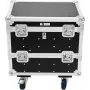 ROADINGER Flightcase pre 8x Eurolite IP PIX Strobe RGB CW+WW s kolieskami 64x46,5x56,5cm