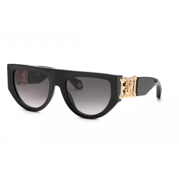 Roberto Cavalli dámske slnečné okuliare SRC040S54700Y motýlie, havana obruba, hnedé gradientové sklá, 54 mm