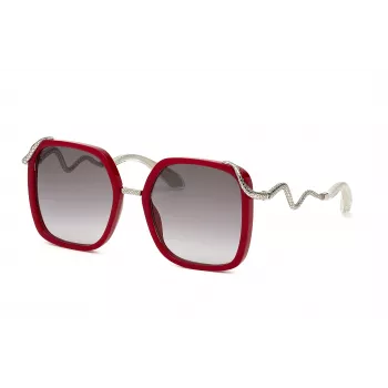 Roberto Cavalli dámske slnečné okuliare SRC003M5509EZ oversized sivé gradientové 55 mm