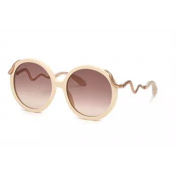 Roberto Cavalli dámske slnečné okuliare SRC004M599X7Y Havana hnedé gradientové 59 mm