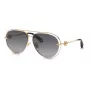 Roberto Cavalli dámske slnečné okuliare SRC032M610300 - oversized hranatý čierny rám, sivé gradientové šošovky, 61 mm
