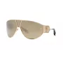 Roberto Cavalli dámske slnečné okuliare SRC093-76300G 76 mm gradientové sivé sklá čierna obruba