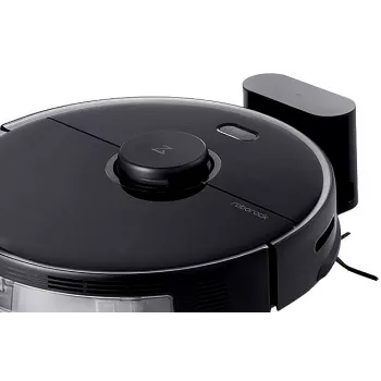Roborock S5 Max vysávací robot - bez vrecka - čierny - okrúhly - 0,46 L - koberec - tvrdá podlaha