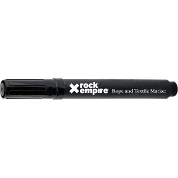 Rock Empire Rope Marker Pen - čierna, permanentná, vodoodolná, UV odolná, odolná proti oderu, rýchloschnúca, plstený hrot, netoxická, pre lezecké, jaskynné, stromové a záchranárske laná